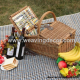 wicker baket picnic basket storage baskets